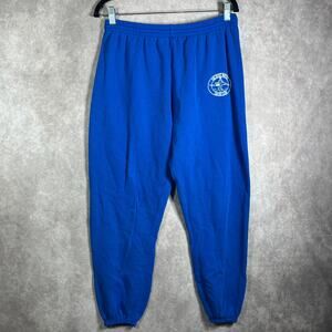 Vintage Pannill‎ Sweatpants Mens Medium Blue The Dive Motel Swim Club Drawstring